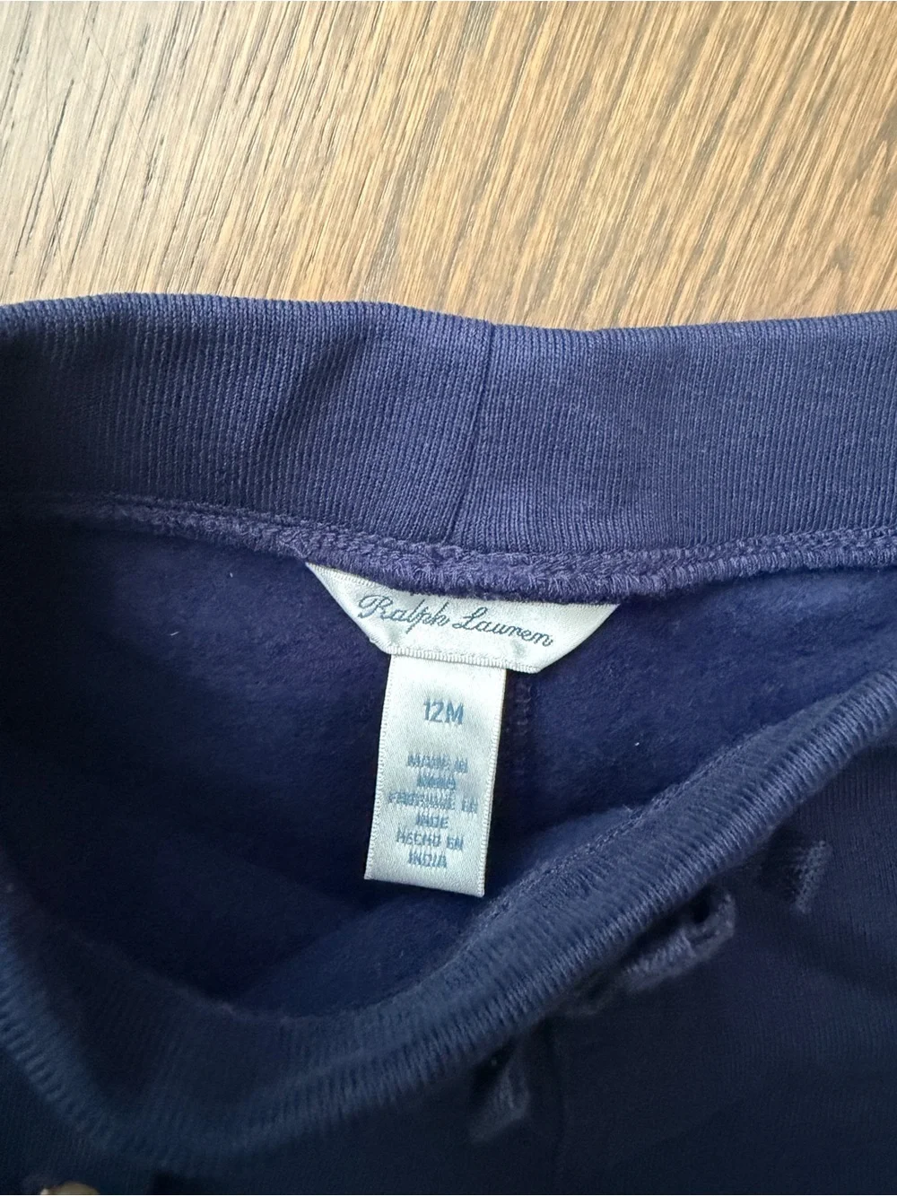 Ralph Lauren Kids Navy Cargo Jogger Pants